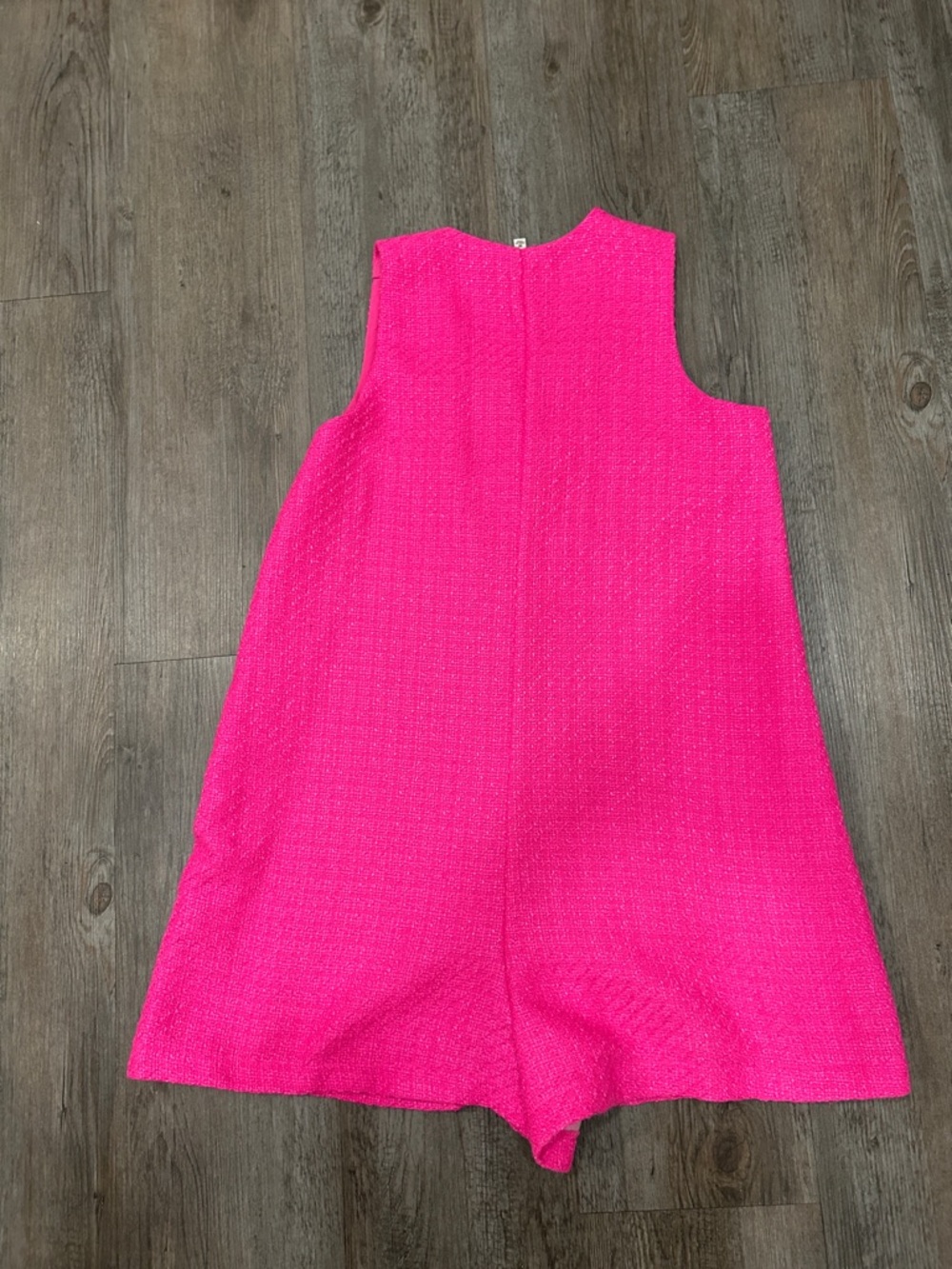 Tuckernuck Hot Pink Textured Myla Romper - Picture 9 of 10